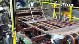 PowerTwist SuperGrip Top VBelts on CertainTeed Shingle Conveyors [upl. by Nnaacissej832]