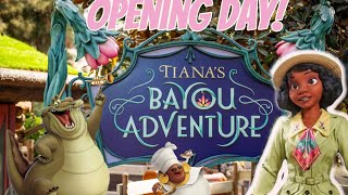 Tiana’s Bayou Adventure Opening Day At Disneyland  Merch And On Ride POV [upl. by Arries745]