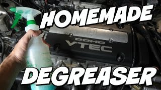 HOW TO MAKE DIY ENGINE DEGREASER amp FOR MOTORCYCLES [upl. by Eleonore]