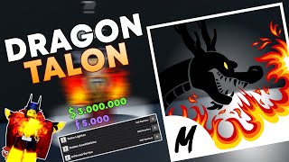 AKU MEMPELAJARI DRAGON TALON DAN ITU SANGAT OP   Blox Fruits Indonesia [upl. by Aerdnahc]