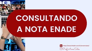 Consultando a Nota ENADE do seu curso [upl. by Airda730]