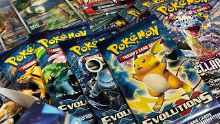 Weekly Promo Giveaways Opening Stellar Crown  XY Evolutions 3Pack Kick Back pokemon [upl. by Kyre]