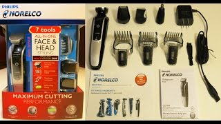 Philips Norelco Beard Trimmer  Multigroom 5100  Model QG3364  Unboxing [upl. by Nnitsuj]