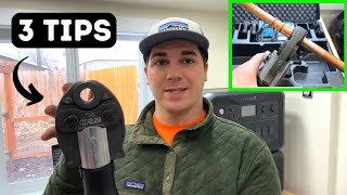 3 Pro Tips For Using The RLS  Zoomlock HVAC Press  CrimpTool [upl. by Nahama]