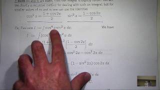 Integrals of trig functions powers [upl. by Dowlen284]