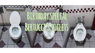 Birthday special Bertucci’s Italian restaurant toilets [upl. by Enak]