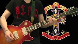 Guns N Roses  Welcome To The Jungle full guitar cover [upl. by Ynafetse]