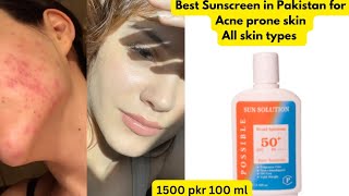 Possible sunscreen review Best sunscreen for pigmentation dark spots acne prone oily skin [upl. by Teirtza]