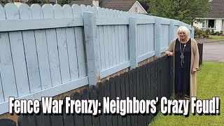 Bizarre Fence Feud Neighbor’s Lawn Mower Drama Turns Into a 5Year Fence War [upl. by Nanek]