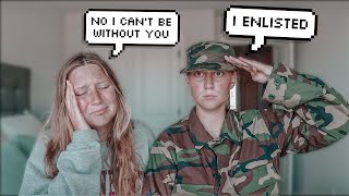 I’M ENLISTING IN THE MILITARY PRANK ON TWIN SISTER [upl. by Naoh269]