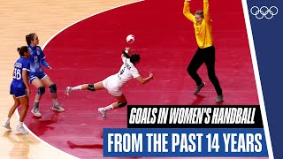 10 minutes of insane goals in womens handball 🤾😎 [upl. by Ariday238]