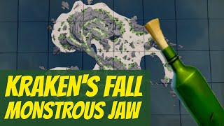 Krakens Fall the monstrous jaw on the West shore  Sea of Thieves [upl. by Angelina]