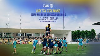 Zebre Parma v Glasgow Warriors  Preseason friendly 31082024 [upl. by Isadora675]