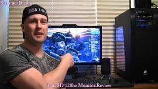 Asus 27quot 3D 120hz VG278H Monitor Review [upl. by Adnov]