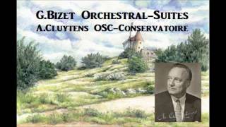 GBizet OrchestralSuites  ACluytens OSCConservatoire  1964 [upl. by Janelle]