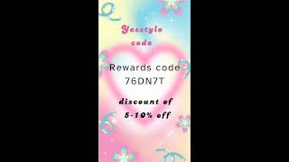 Yesstyle Rewards Codes USE BEFORE IT EXPIRES [upl. by Akired]