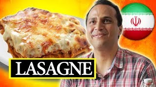 STRANIERI mangiano LASAGNE ITALIANE per la PRIMA volta  thepillow [upl. by Aynekat853]