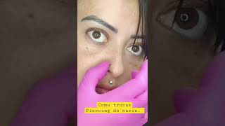 Trocar piercing do nariz quotChange jewelry nosequot [upl. by Otte]