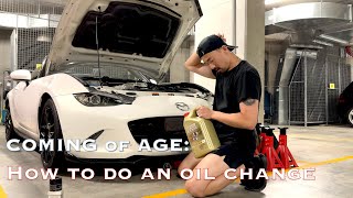 How To Do an Oil Change  MX5 ND Miata [upl. by Housen649]