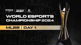 🔴 LIVE  IESF WEC 2024  MLBB DAY 1  Bahasa Melayu [upl. by Ford]