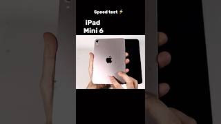 iPad mini 6 Vs IPad Pro M4 speed test speed shorts [upl. by Jaimie]