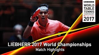 2017 World Championships Highlights I Lin Gaoyuan vs Achanta Sharath Kamal Round 3 [upl. by Danczyk]