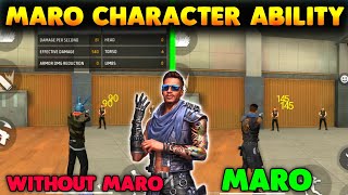 Maro character ability  Maro ability in free fire  Free Fire maro character ability  Maro ability [upl. by Eaton536]