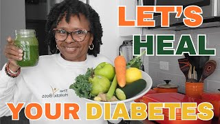 How to REVERSE DIABETES and HEAL  This is my GREEN JUICE Recipe using LOW GLYCEMIC FOODS [upl. by Nodarb]