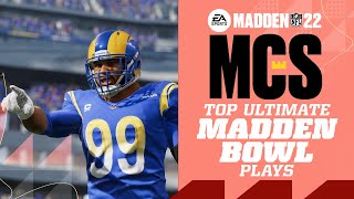 18 Top MCS Ultimate Madden Bowl Plays  MCS  Madden 22 [upl. by Asilegna]