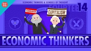 Economic Schools of Thought Crash Course Economics 14 [upl. by Alroi431]