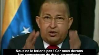 Chavez soutient Kadhafi et dénonce la mise en scène hypocrite des pays européens en Libye [upl. by Kort]