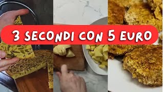 3 secondi piatti veloci con di 5 euro [upl. by Siddon828]