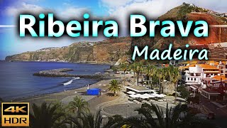 Ribeira Brava a beautiful little town in Madeira  Madeira Portugal  4K HDR [upl. by Austen]