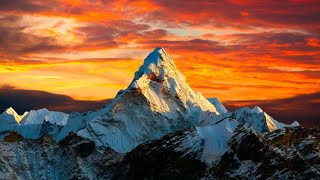 Mount Everest Sagarmatha सगरमाथाChomolungma ཇོ་མོ་གླང་མ Zhumulangma 珠穆朗玛Worlds highest mountain [upl. by Ruthanne]