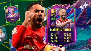 EL MEJOR DELANTERO DE LALIGA CUNHA 88 FUTURE STARS REVIEW FIFA 22 ULTIMATE TEAM [upl. by Sices]