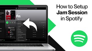 How To Use and Setup a Jam Session in Spotify  Listen Music Together 2024 Tutorial [upl. by Duky421]