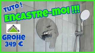 Tuto Pose d’une Colonne de Douche Encastrable [upl. by Lainad]