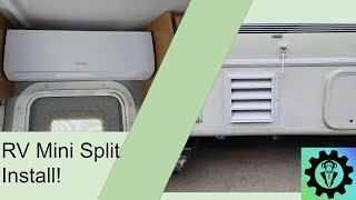 Installing a Mini Split in an RV [upl. by Drucy]