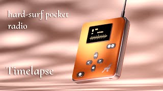 speed build pocket radio model in blender3d [upl. by Nim746]