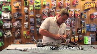 How To Change Your Compound Bow Strings at Home No Bow Press Required [upl. by Theodoric732]