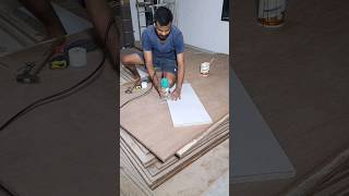 Very easy work laminate pesting woodworking carpentry shortvideo [upl. by Canning551]