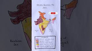 Natural Vegetation of India geography green vegetation map india colors study exam shorts [upl. by Nickles569]