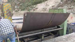 MS Plate Rolling Hydropower penstock pipe fabrication [upl. by Sarilda584]