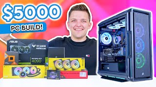 The ULTIMATE 5000 Gaming PC Build 2023 😍 RTX 4090 Dominator Titanium amp 7800X3D [upl. by Onez]