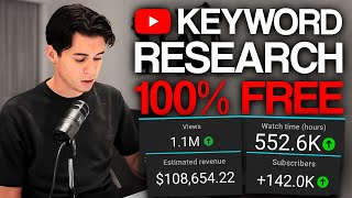 FREE YouTube Keyword Research Course 1 Hour [upl. by Ahsait265]