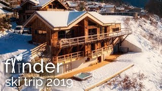 France Ski Chalet Tour £23 MILLION LUXURY CHALET  flinder Takes The Piste 2019 [upl. by Yltnerb]