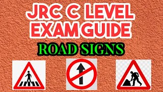 JRC C LEVEL EXAM GUIDE TRAFFIC SIGNS [upl. by Azenav]