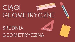 Ciągi geometryczne  średnia geometryczna [upl. by Eynahpets818]