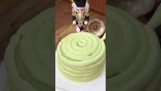 Simple Cake Decoration With Fresh Green Grapes shorts [upl. by Langston]