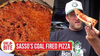 Barstool Pizza Review  Sassos Coal Fired Pizza Torrington CT [upl. by Colburn641]